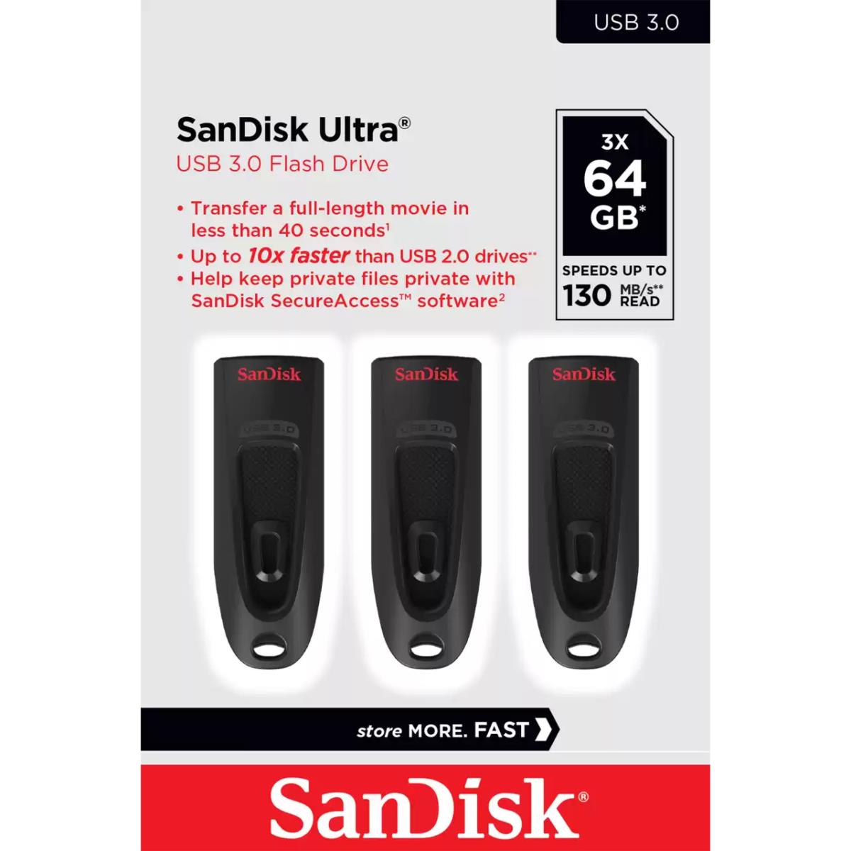 ULTRA 64GB USB 3.0 FLASH DRIVE thumbnail