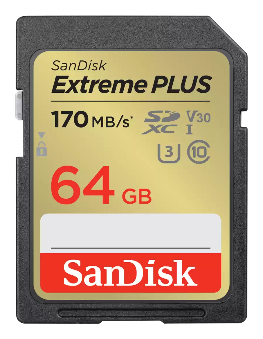 EU Product - EXREME PLUS 64G SDXC MEMORY thumbnail