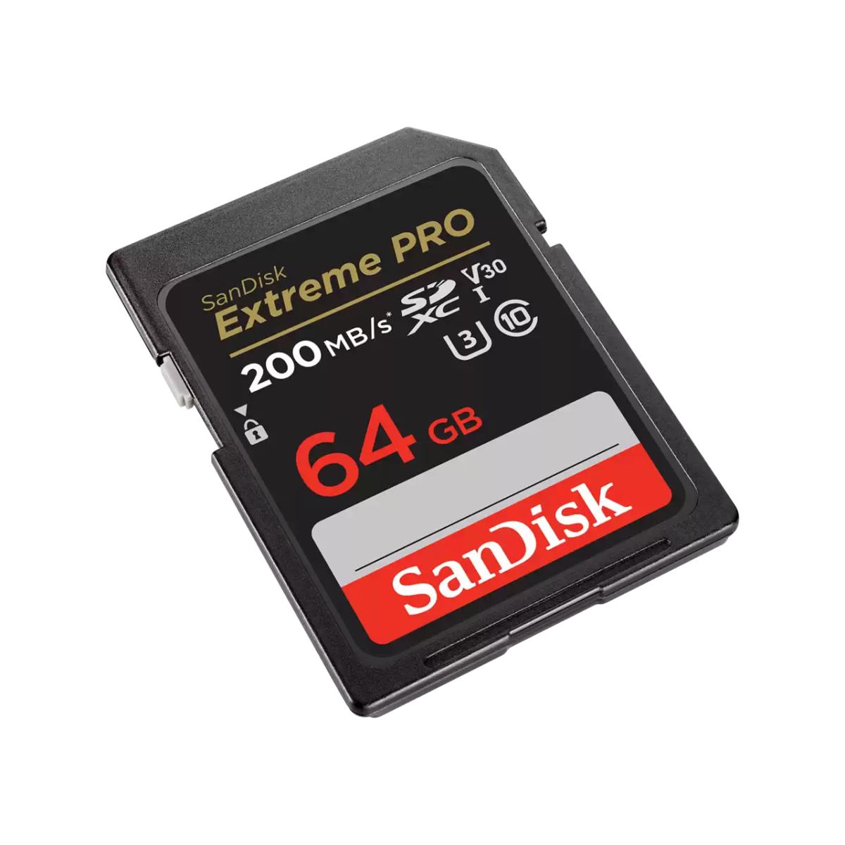 EU Product - Extreme Pro - Flash-Speicherkarte - 64 Gb - Extended Capacity SD (SDXC) thumbnail