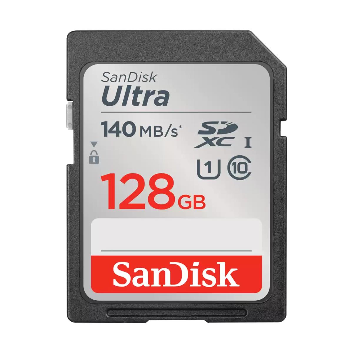 EU Product - Ultra - 128 GB - SDXC - Class 10 - UHS-I - 140 MB/s - Class 1 (U1) thumbnail
