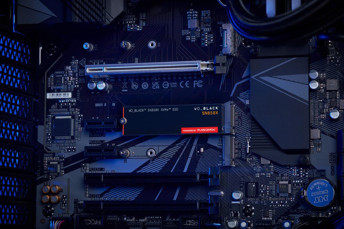 EU Product - WD SSD Black Sn850X NVMe thumbnail