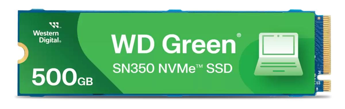 EU Product - SSD WD Green  M.2 2280       500GB NVMe  SN350 intern thumbnail