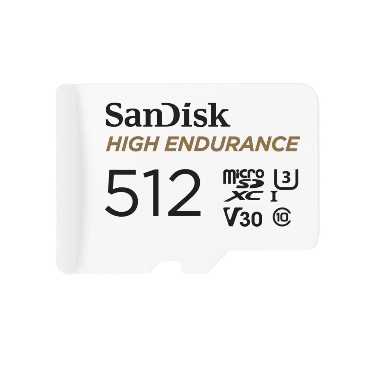 HIGH ENDURANCE MICROSDXC 512GB + SD ADAPTER FOR thumbnail