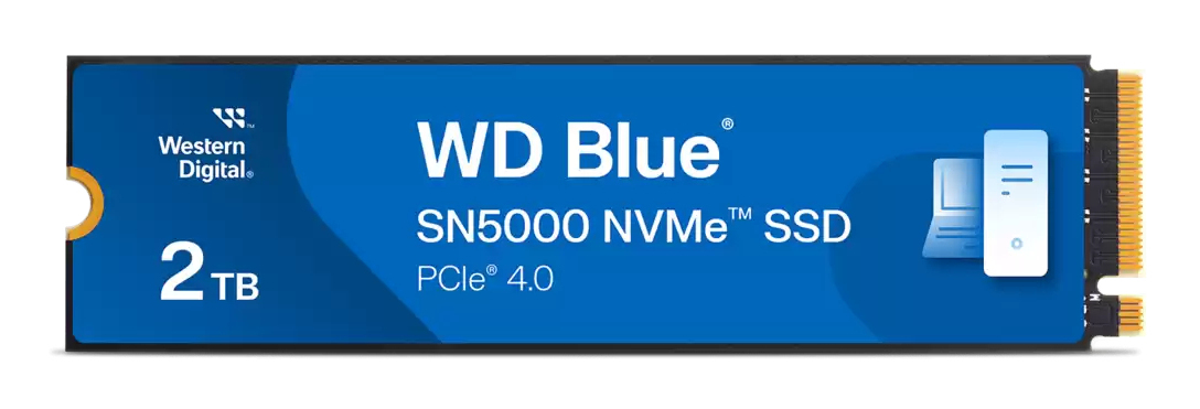 HDSSD M.2 2TB WD Blue SN5000 NVMe thumbnail