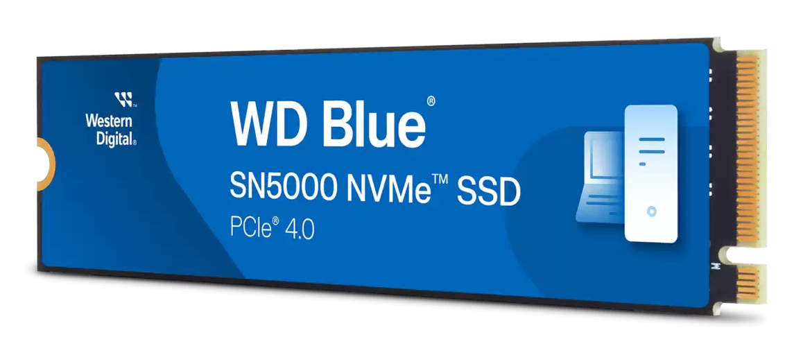 EU Product - WD - Blue SN5000 WDS400T4B0E - SSD - 4 TB - intern - M.2 2280 - PCIe 4.0 x4 (NVMe) 1 TB intern M.2 2280 PCIe 4.0 x4 (NVMe) thumbnail