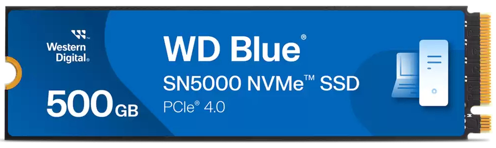 HDSSD M.2 500 GB WD Blue SN5000 NVMe thumbnail