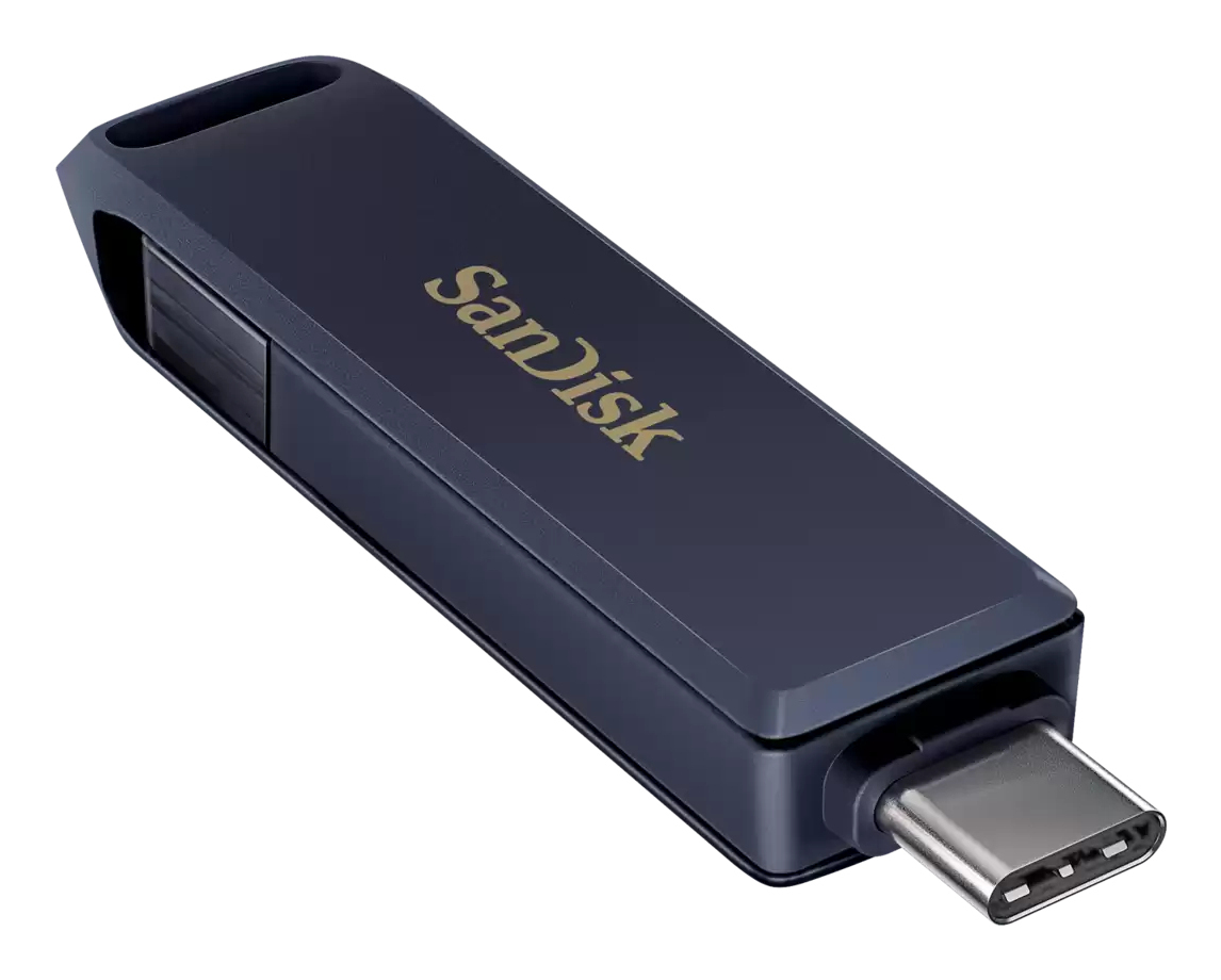 Phone Drive - USB flash drive - 256 GB - USB-C / Lightning - metallic sky thumbnail
