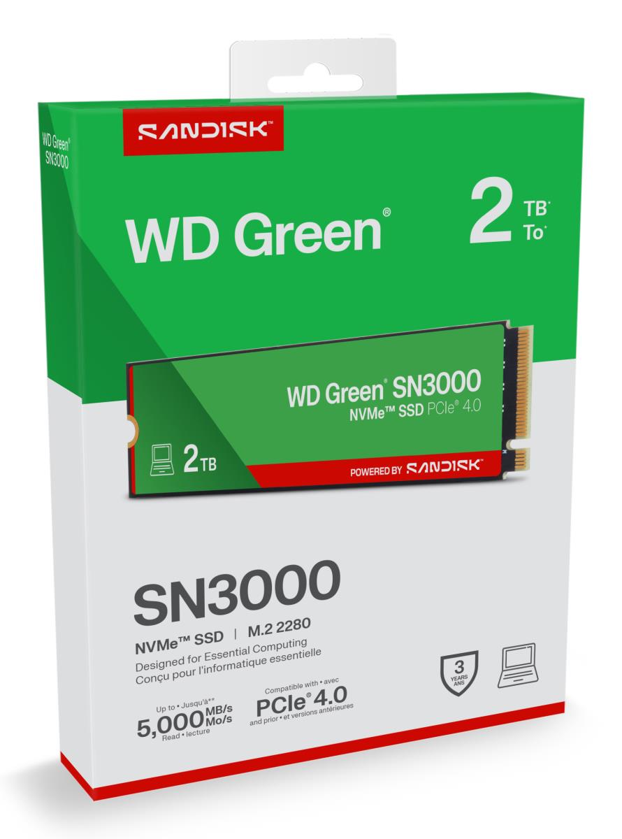 EU Product - Green SN3000 SSD WDS500G4G0E-00Cps0 M.2 thumbnail