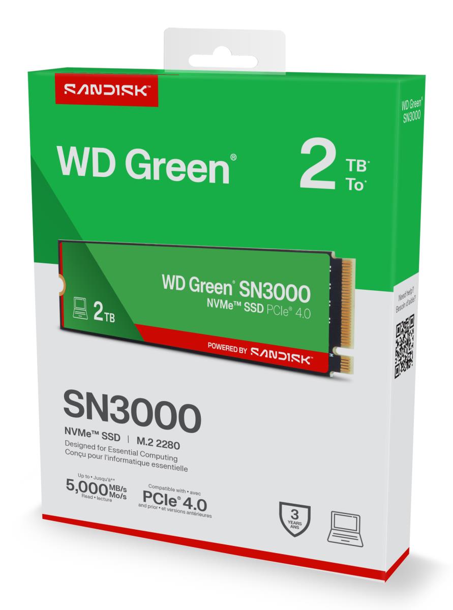 EU Product - Green SN3000 SSD WDS500G4G0E-00Cps0 M.2 thumbnail