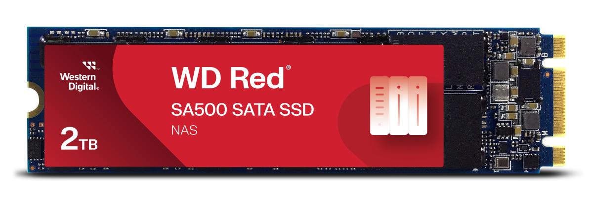 EU Product - SSD WD Red    M.2 2280       2TB SATA3   SA500 intern thumbnail