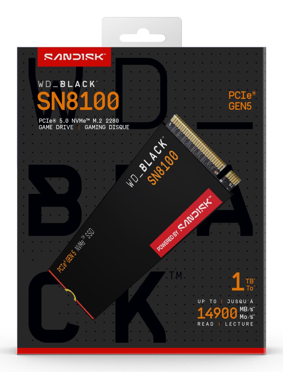 EU Product - SSD WD Black Sn8100 M.2 thumbnail