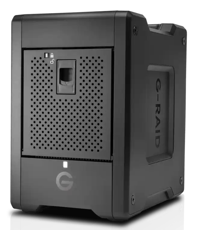 Professional G-RAID SHUTTLE 4 - Hard drive array - 104 TB - 4 bays - HDD 104 TB x 4 - Thunderbolt 3, USB 3.2 Gen 2 (external) thumbnail