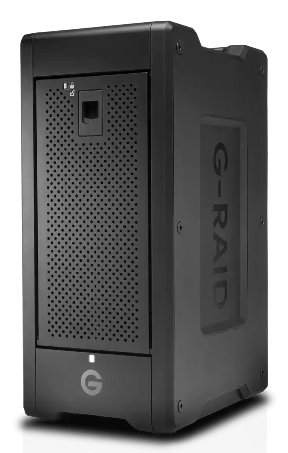 Professional G-RAID SHUTTLE 8 - Hard drive array - 208 TB - 8 bays - HDD 208 TB x 8 - Thunderbolt 3, USB-C 3.2 Gen 2 (external) thumbnail