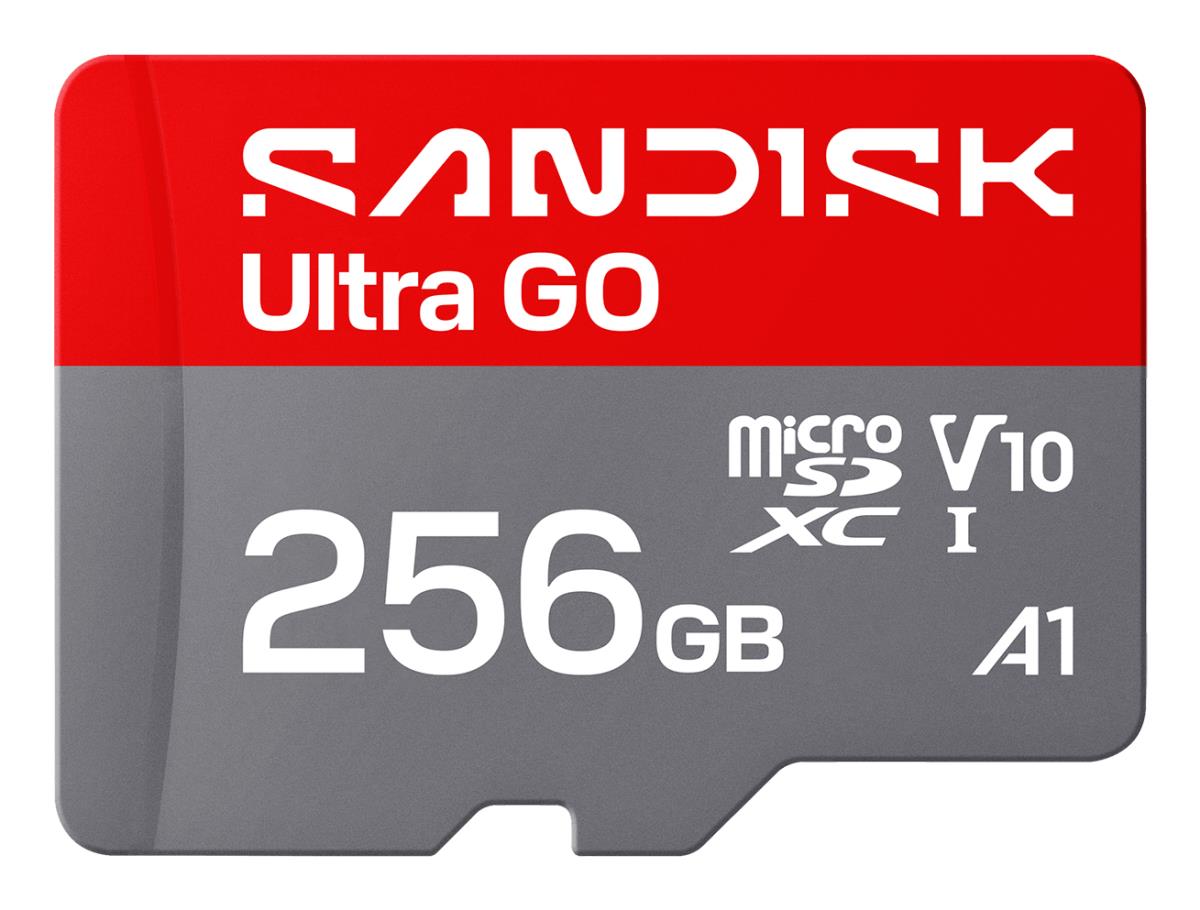 Ultra GO - Flash memory card - 256 GB - A1 / UHS-I U1 / Class10 - microSDXC UHS-I thumbnail