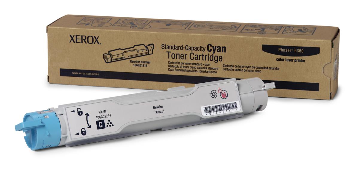 PHASER 6360 CYAN TONERXEROX  6360 thumbnail