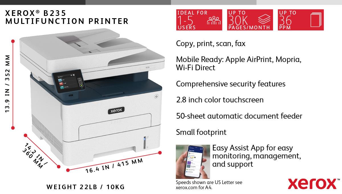 EU Product - Multifunktionsdrucker B235 - Multifunction Printer - Laser/Led thumbnail