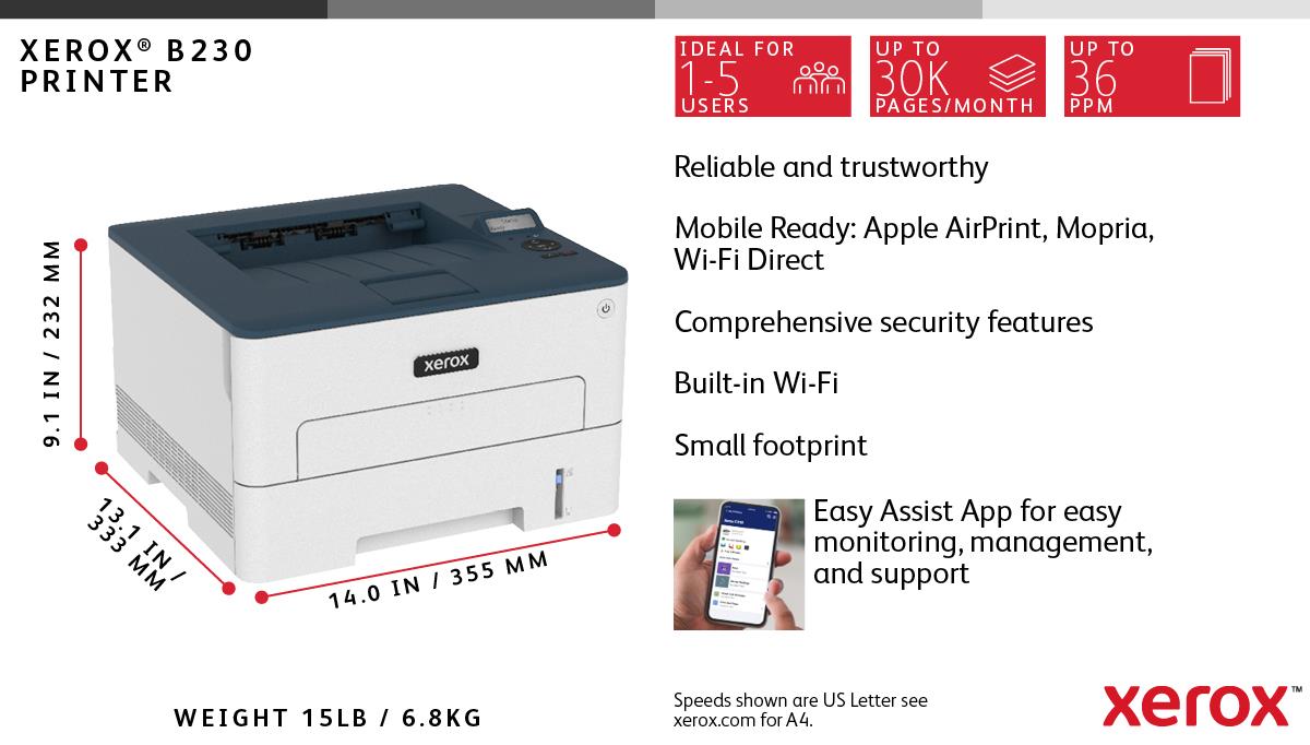EU Product - B230 mono printer - Printer - Laser/Led thumbnail