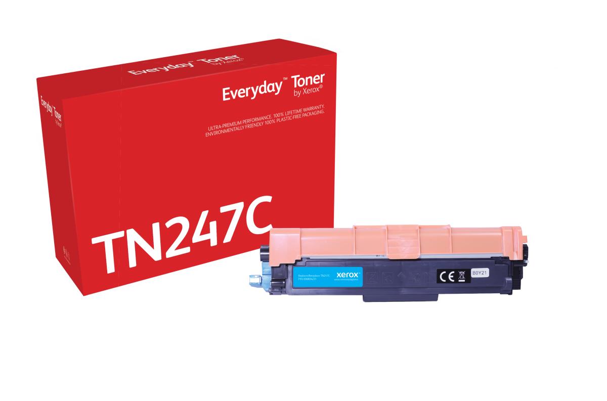 Everyday - High Yield - cyan - compatible - toner cartridge (alternative for: Brother TN247C) - for Brother DCP-L3510CDW, DCP-L3550CDW, HL-L3210CW, HL-L3230CDW, HL-L3270CDW thumbnail