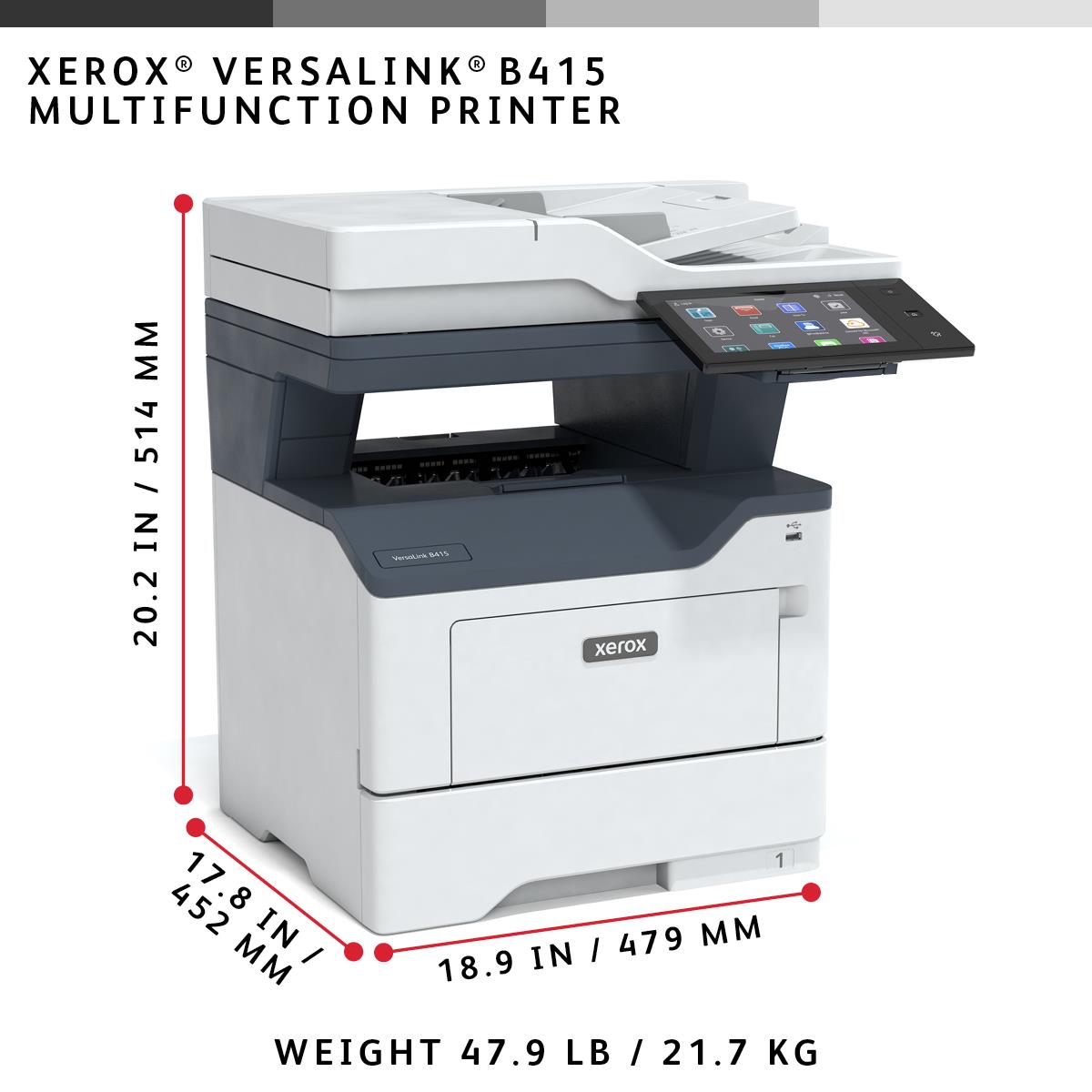 K/Mono multifunction printer with A4 size support thumbnail