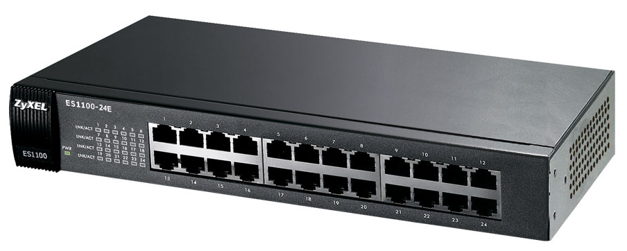EU Product - Switch ZyXEL 24x FE ES1100-24E Metall thumbnail