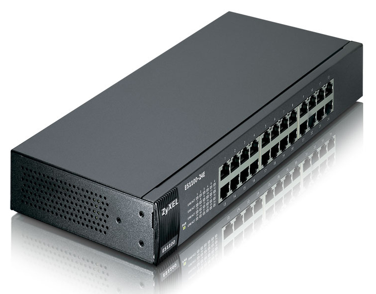 EU Product - Switch ZyXEL 24x FE ES1100-24E Metall thumbnail