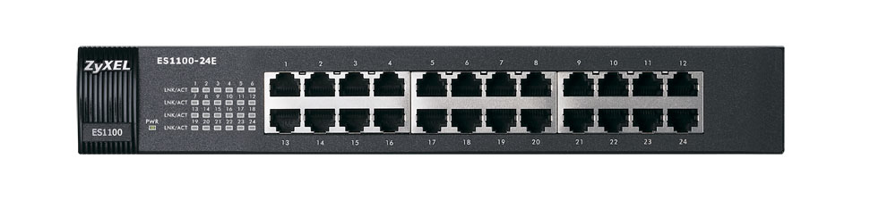 EU Product - Switch ZyXEL 24x FE ES1100-24E Metall thumbnail