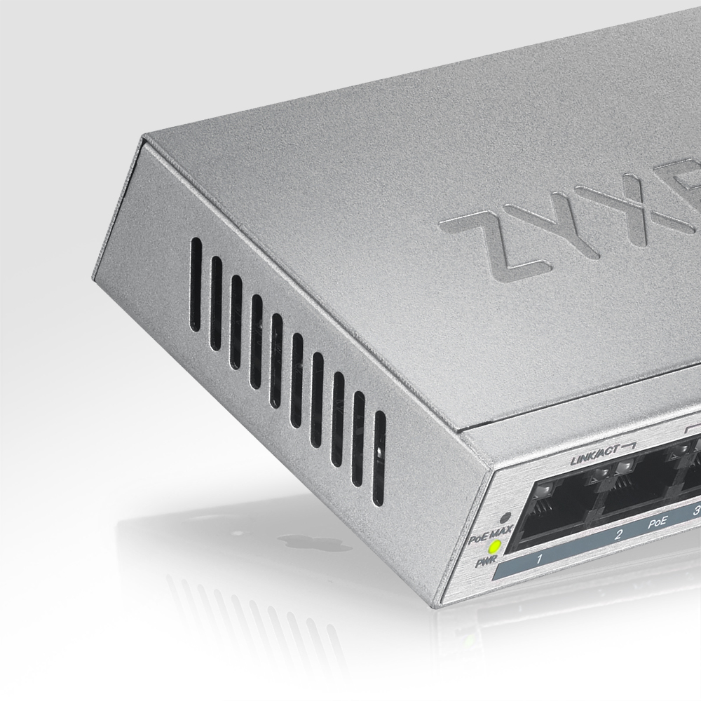 EU Product - Switch  5x GE GS1005 PoE+ thumbnail