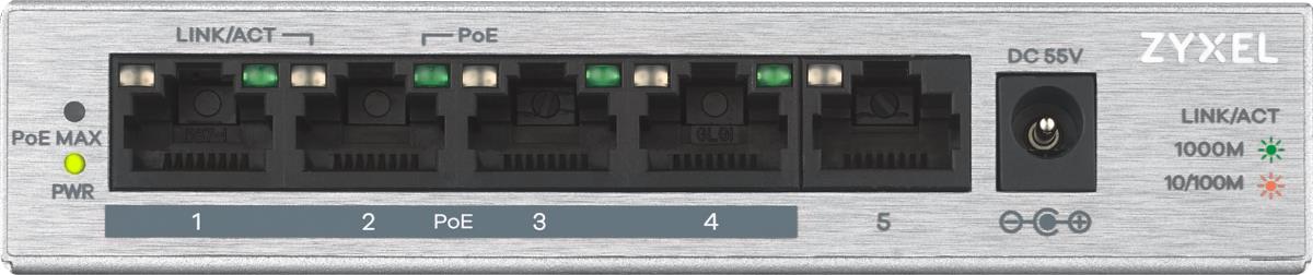 GS1005-HP 5 PORT GIGABIT POE thumbnail