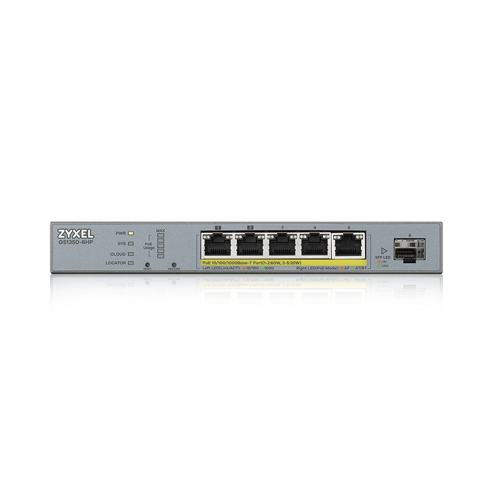GS1350-6HP 6 PORT MANAGED CCTV thumbnail
