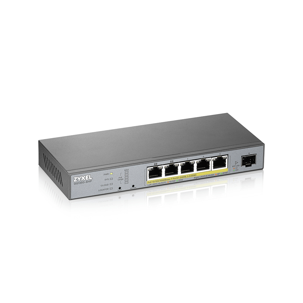 GS1350-6HP 6 PORT MANAGED CCTV thumbnail