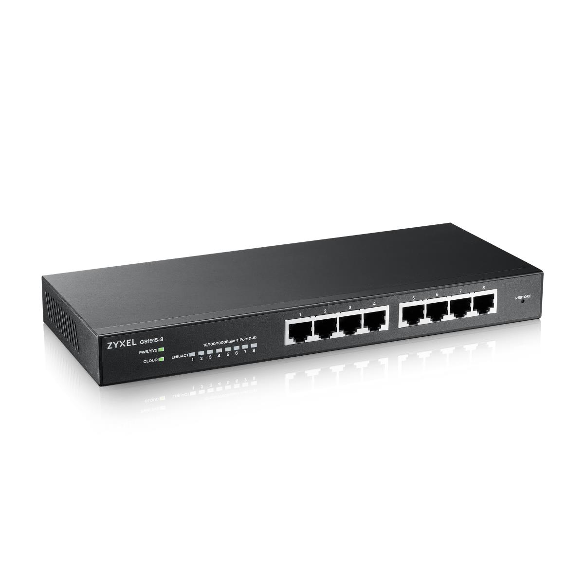 EU Product - GS1915-8 Smart Switch NebulaFlex - Switch - Copper Wire thumbnail