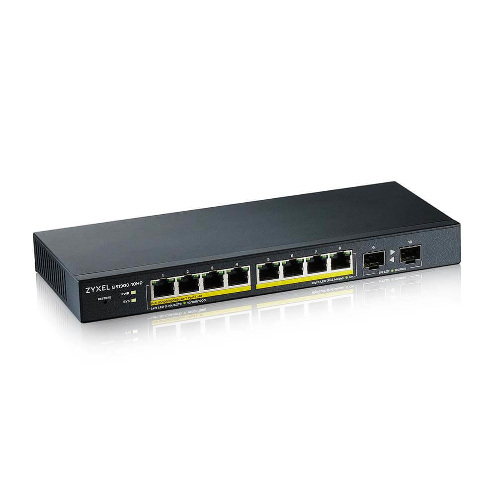 GS1900-10HP V2 8-PORT GBE L2 thumbnail