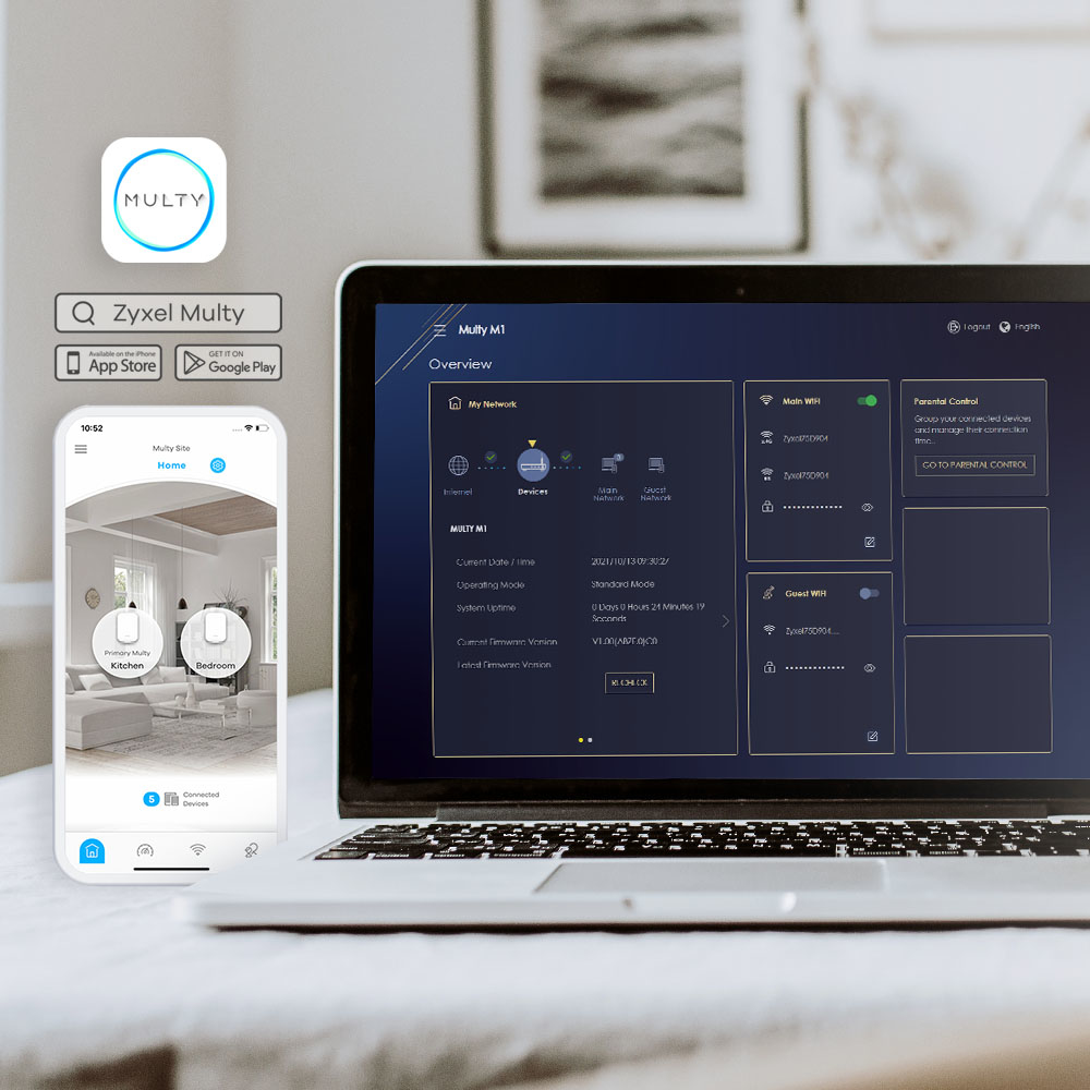 Multy M1 Wsm20 Wi-Fi System - Dual Band - Wall-mountable Uk thumbnail