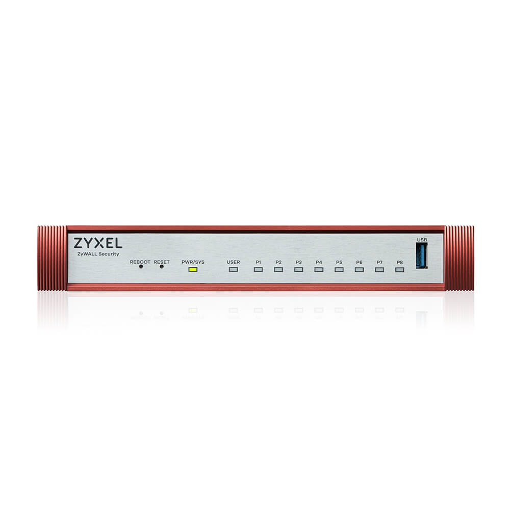 USG FLEX 100 H  8 Gigabit user-definable ports  1*USB  with 1 YR Entry Defense Pack thumbnail