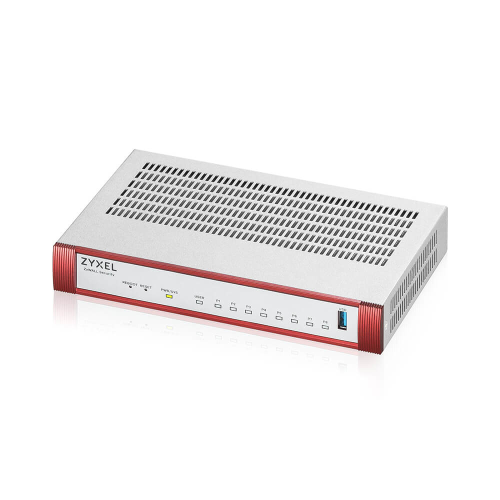 USG FLEX 100 H  8 Gigabit user-definable ports  1*USB  with 1 YR Entry Defense Pack thumbnail