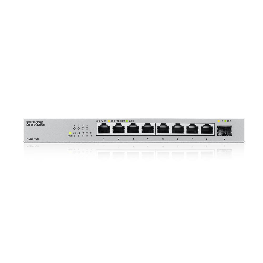 EU Product - XMG-108 25G+ 1 SFP+ Desktop MultiGig unmanaged Switch - Switch - 1 Gbps thumbnail