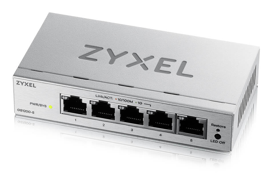EU Product - GS1200 Series GS1200-5 - Switch - intelligente - 5 x - Switch - 1 Gbps thumbnail