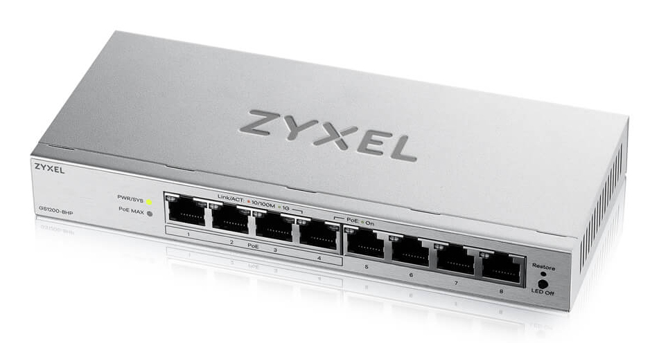 EU Product - GS1200-8HP v3 PoE+ - Switch - Switch - 1 Gbps thumbnail