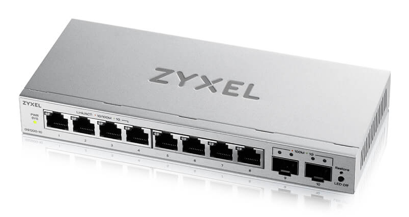 EU Product - GS1200-10 v3 2 x SFP web smart - Switch - Switch - 1 Gbps thumbnail