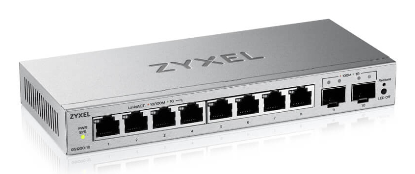 EU Product - GS1200-10 v3 2 x SFP web smart - Switch - Switch - 1 Gbps thumbnail