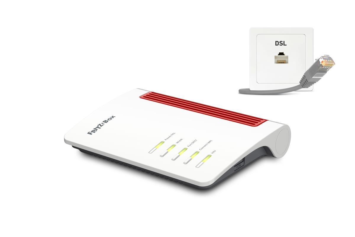 FRITZ!Box 7530 AX wireless router Gigabit Ethernet Dual-band (2.4 GHz / 5 GHz) 3G White thumbnail