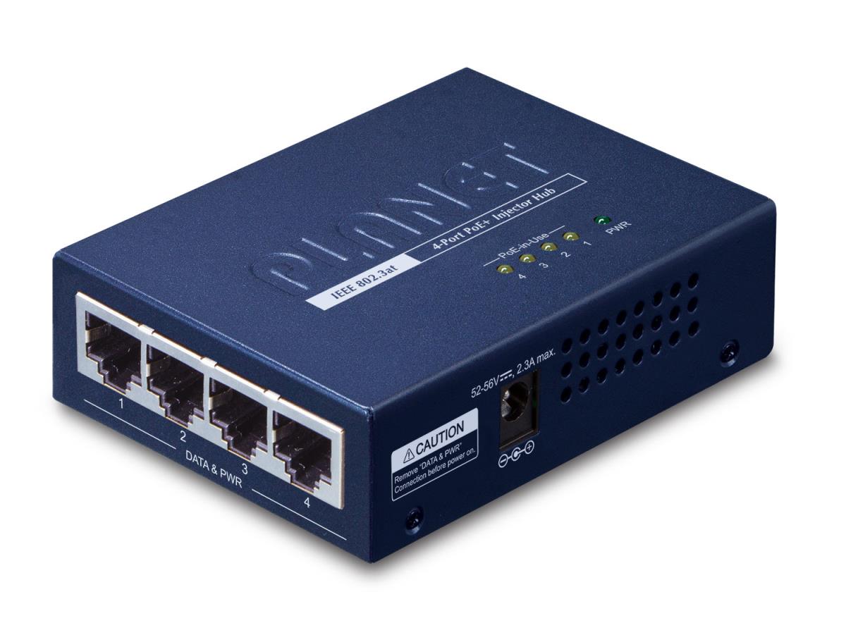 PLANET HPOE-460 Power over Ethernet (PoE) Blue thumbnail