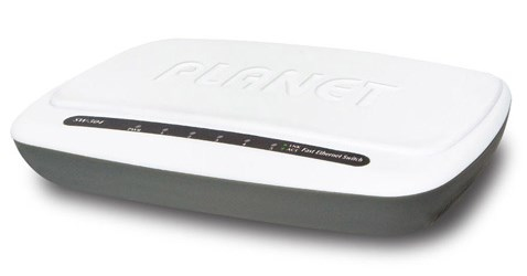 EU Product - PLANET SW-504 network switch Fast Ethernet (10/100) White thumbnail