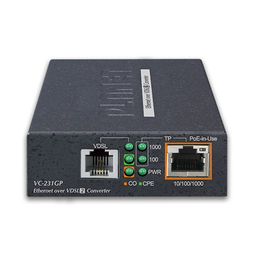 EU Product - PLANET VC-231GP network media converter 1000 Mbit/s Black thumbnail