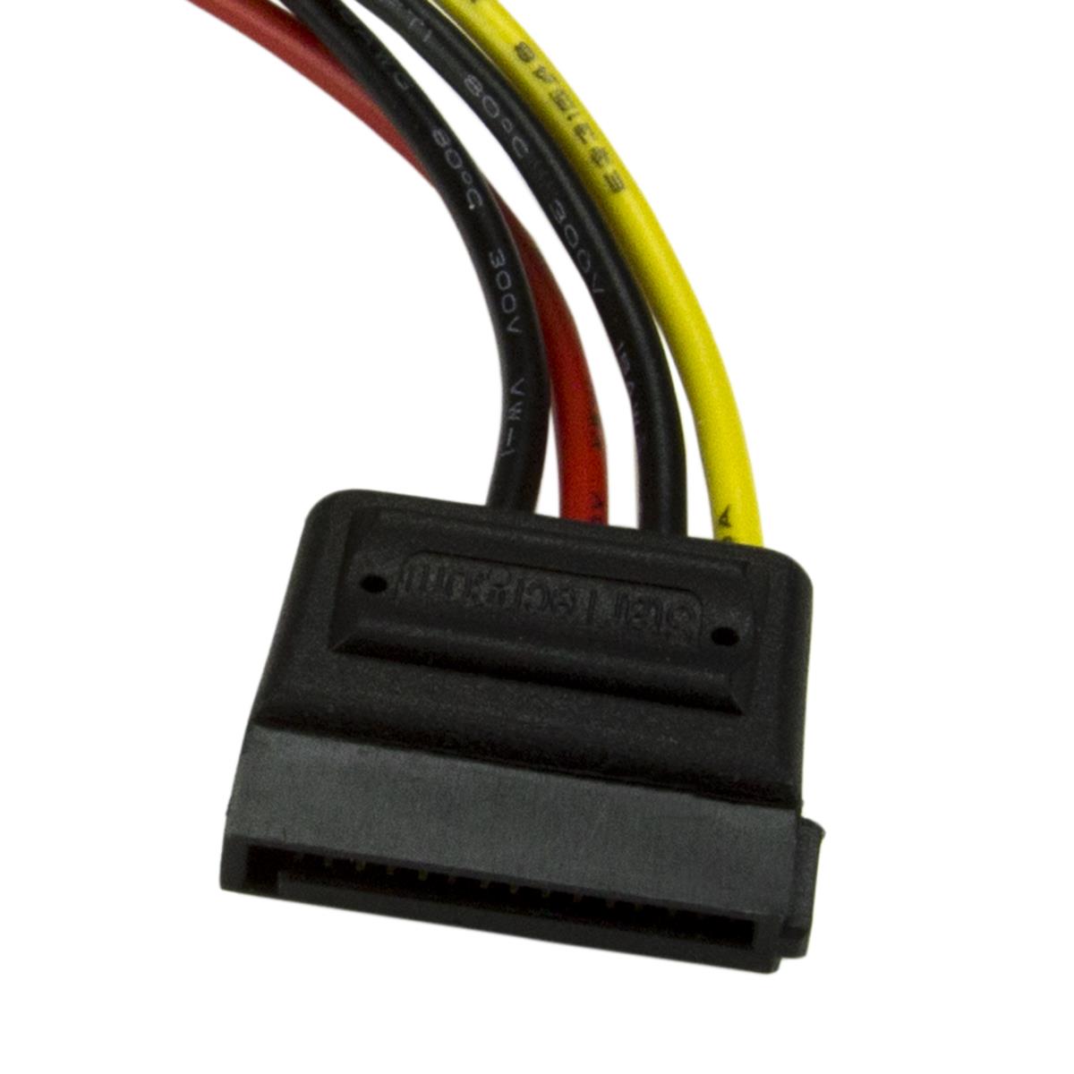 6IN 4 PIN MOLEX TO SATA POWER thumbnail