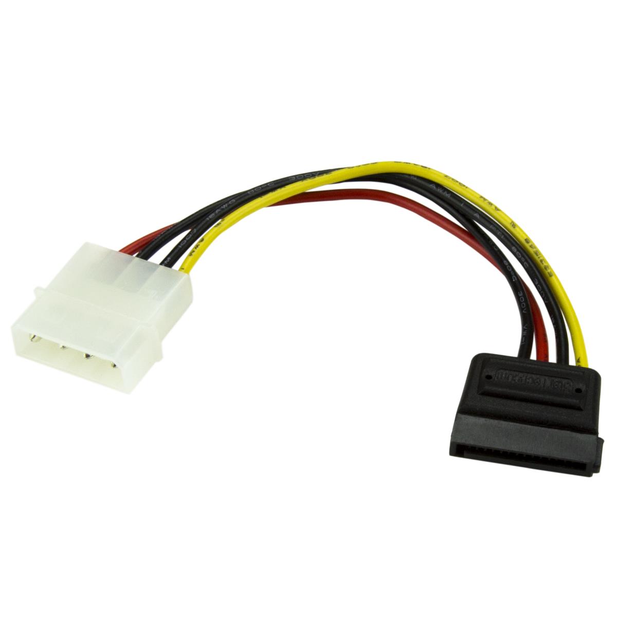 6IN 4 PIN MOLEX TO SATA POWER thumbnail