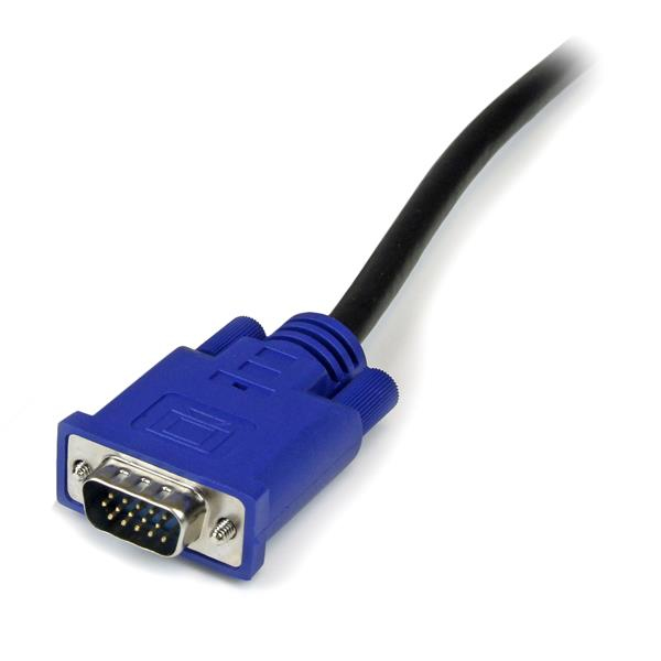 10 FT ULTRA-THIN PC USB+VGA KVM thumbnail