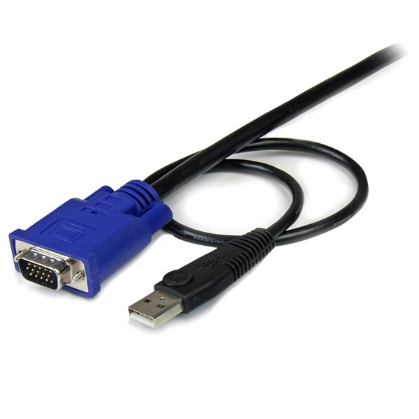 10 FT ULTRA-THIN PC USB+VGA KVM thumbnail