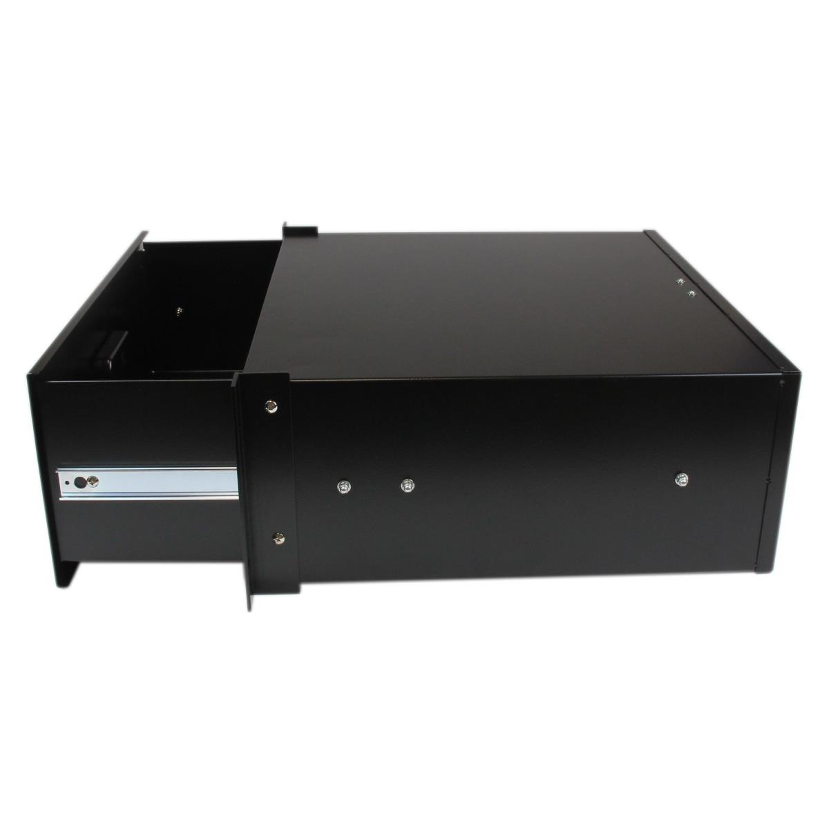 4U BLACK STEEL STORAGE DRAWER thumbnail