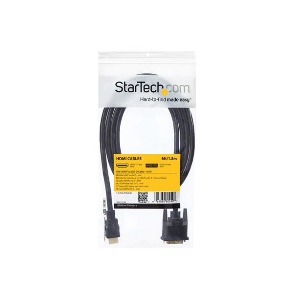 1.8M HDMI TO DVI-D CABLE - M/M thumbnail